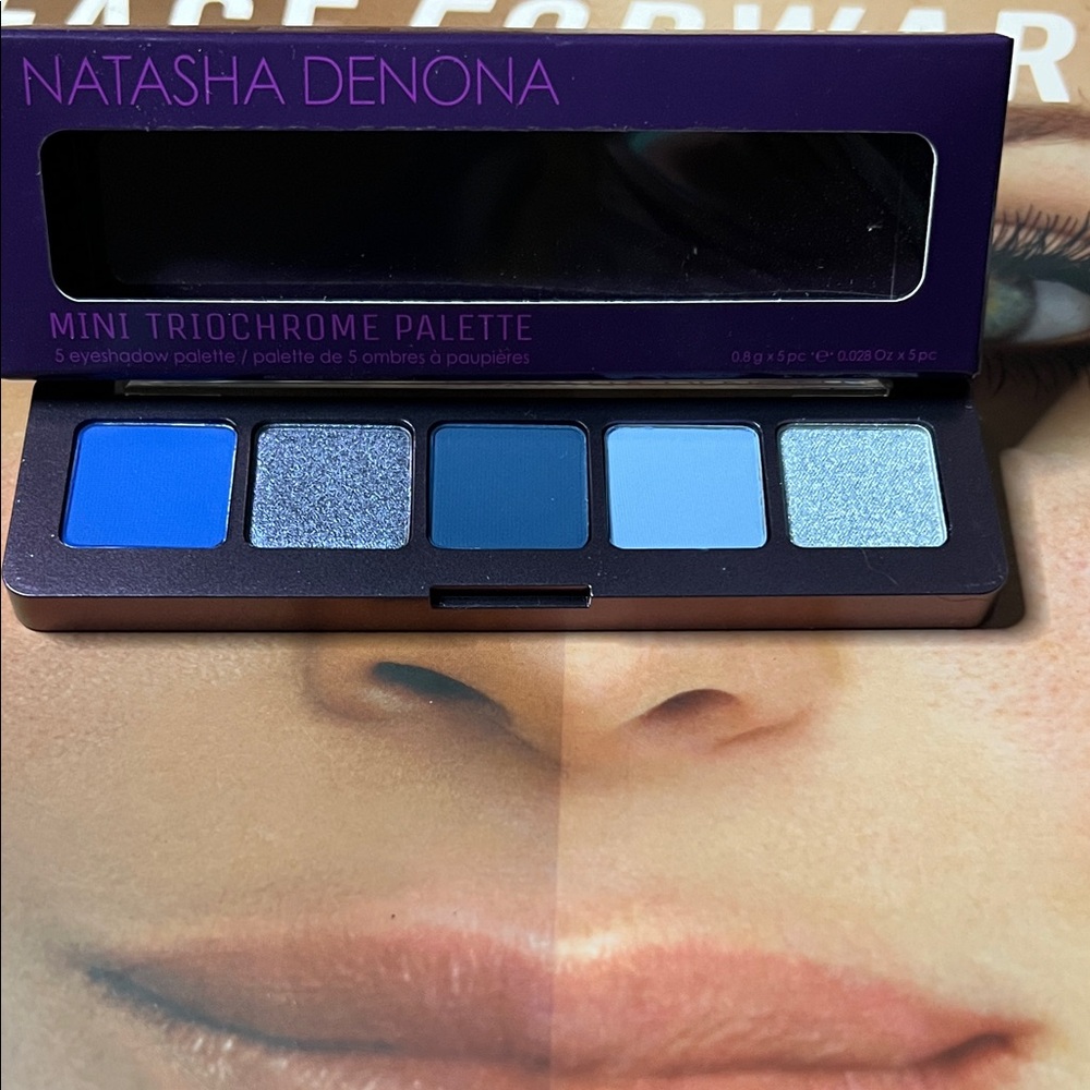 Natasha Denona Mini Triochrome Palette - Blue and Silver Hues